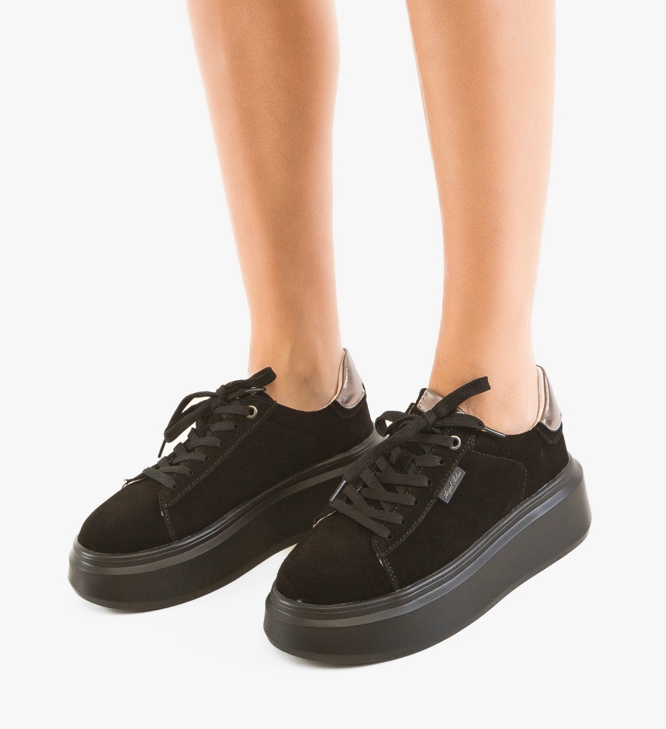 Sneakers Dama Kamin Negri - Confort și Stil - imagine 3