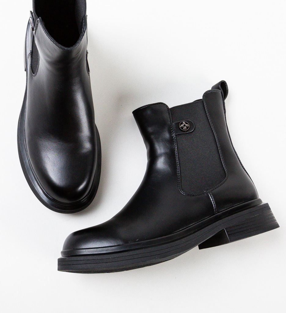 Ghete Dama Acacia Negre - Eleganță și Confort - imagine 5