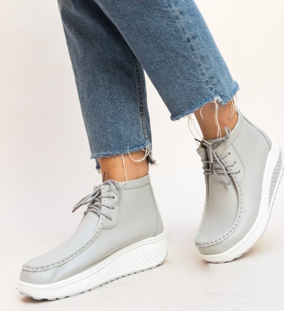 Pantofi Casual Vinto Gri - Confort și Stil - imagine 2