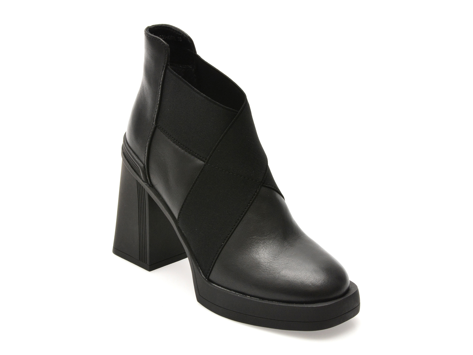 Botine Gryxx Negre | Eleganță din Piele