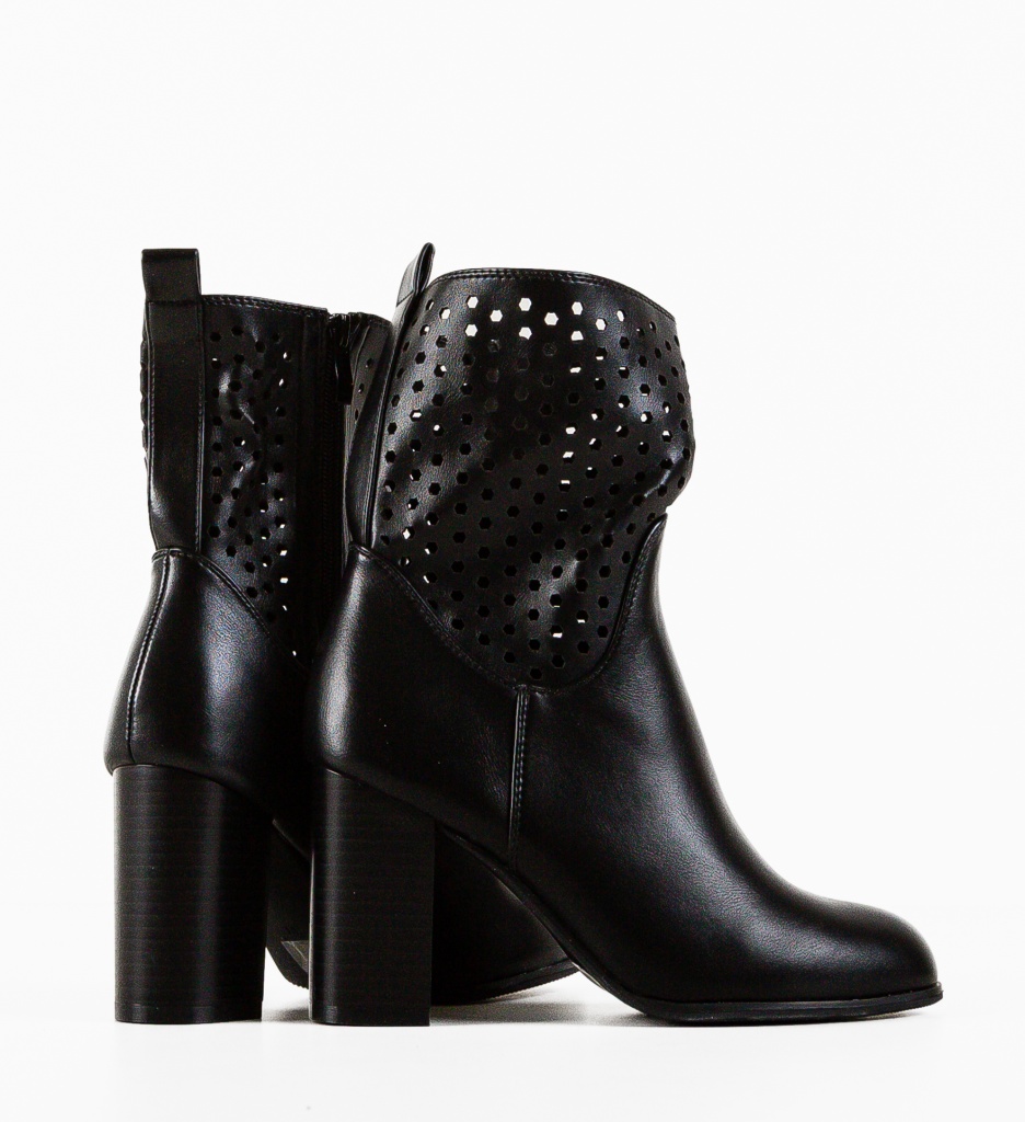 Botine Dama Koji Negre - Eleganță și Confort - imagine 6