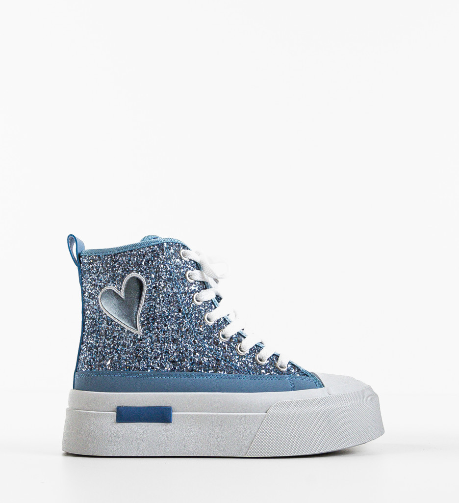 Sneakers Cuore Albastri - Confort Casual - imagine 4