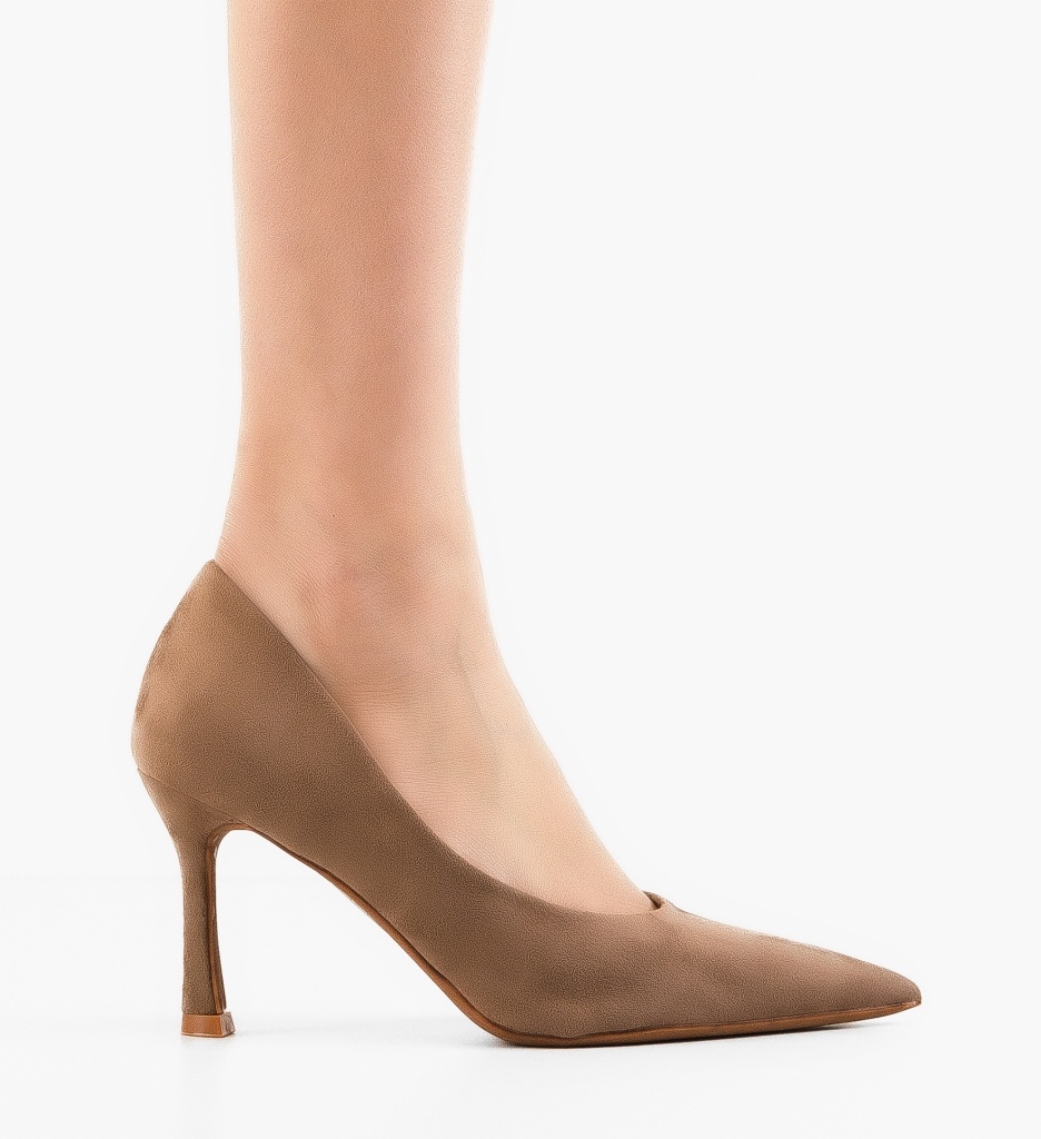 Pantofi Babs Khaki | Eleganți și Versatili - imagine 6