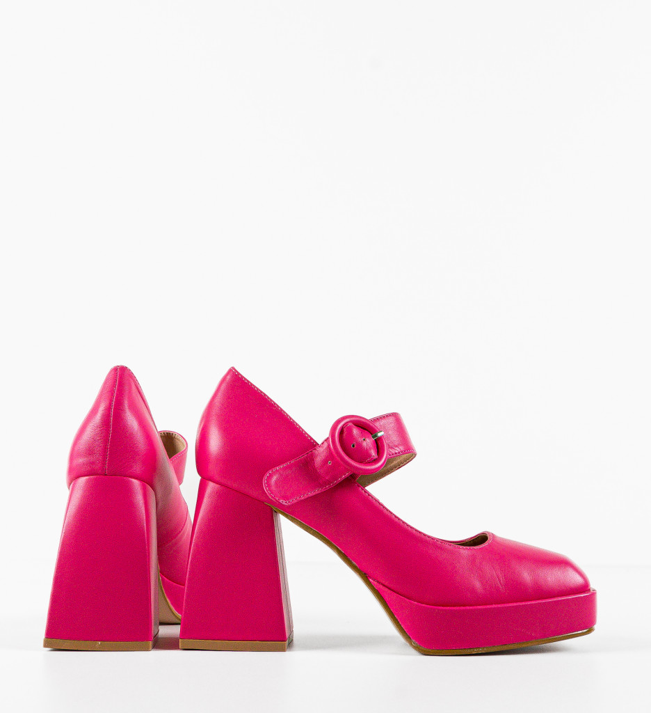 Pantofi Siyao Fuchsia - Eleganță pe toc - imagine 6