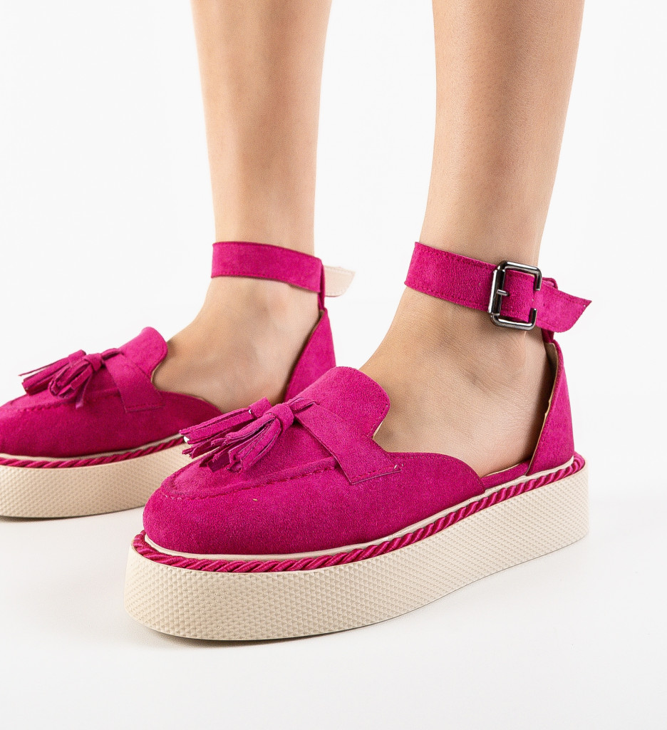 Pantofi Casual Kalin Fuchsia | Stil și Confort - imagine 3
