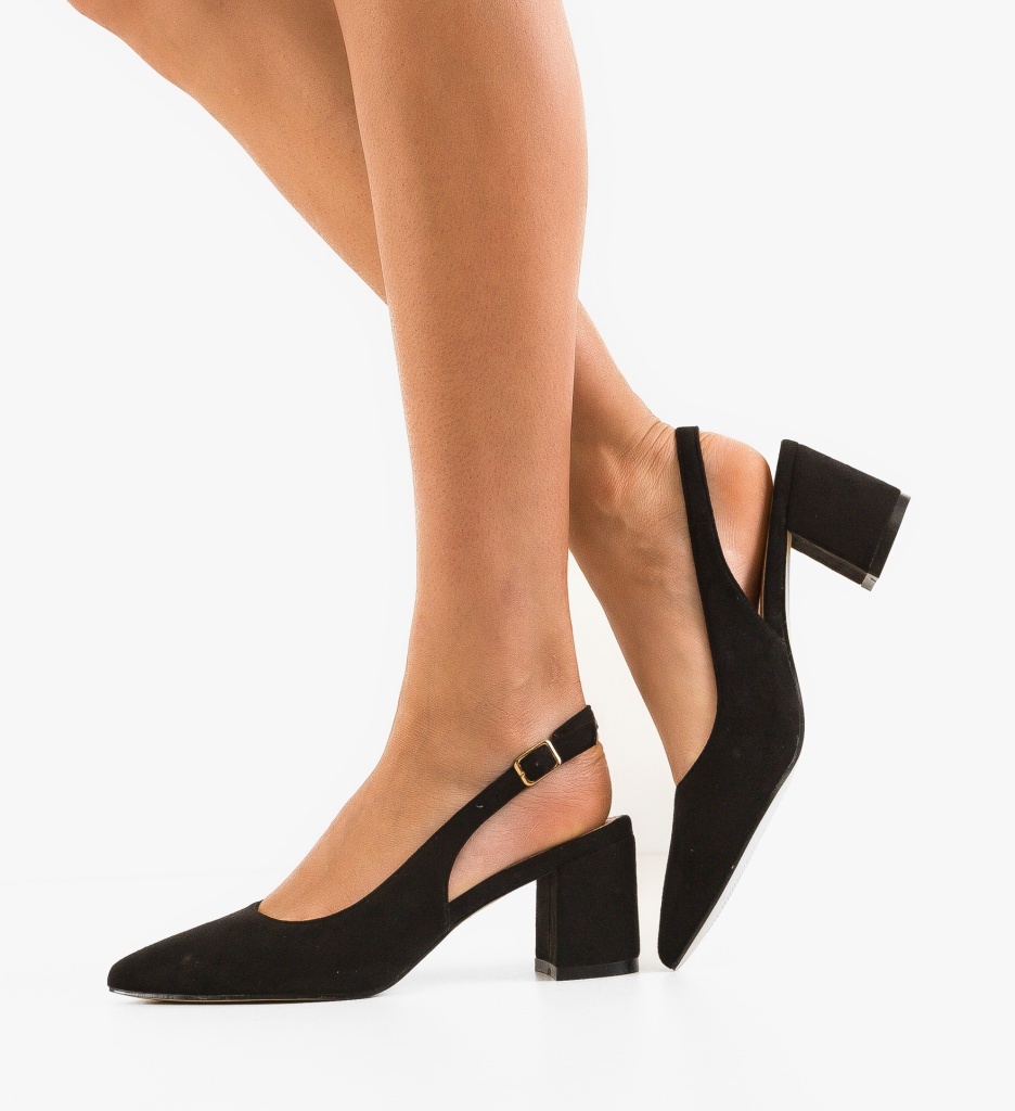 Pantofi Gally Negri cu Toc - Eleganță și Stil - imagine 2