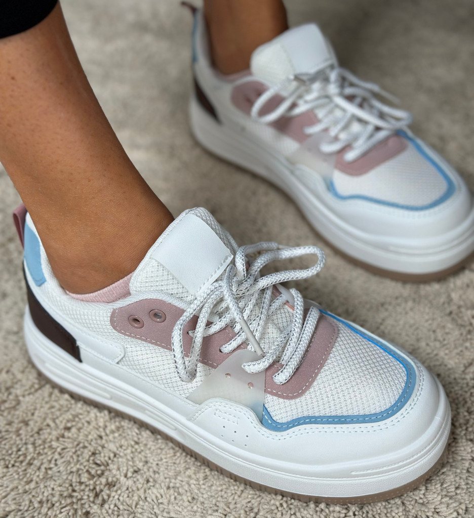Sneakers Dama Yijun Albi - Confort și Stil - imagine 5