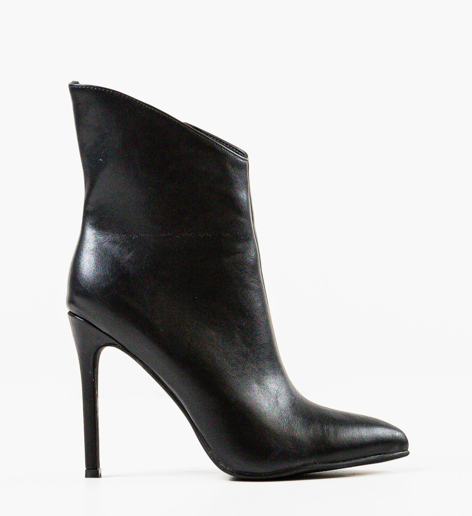 Botine Dama Negre Nate - Stil Modern si Eleganta - imagine 3