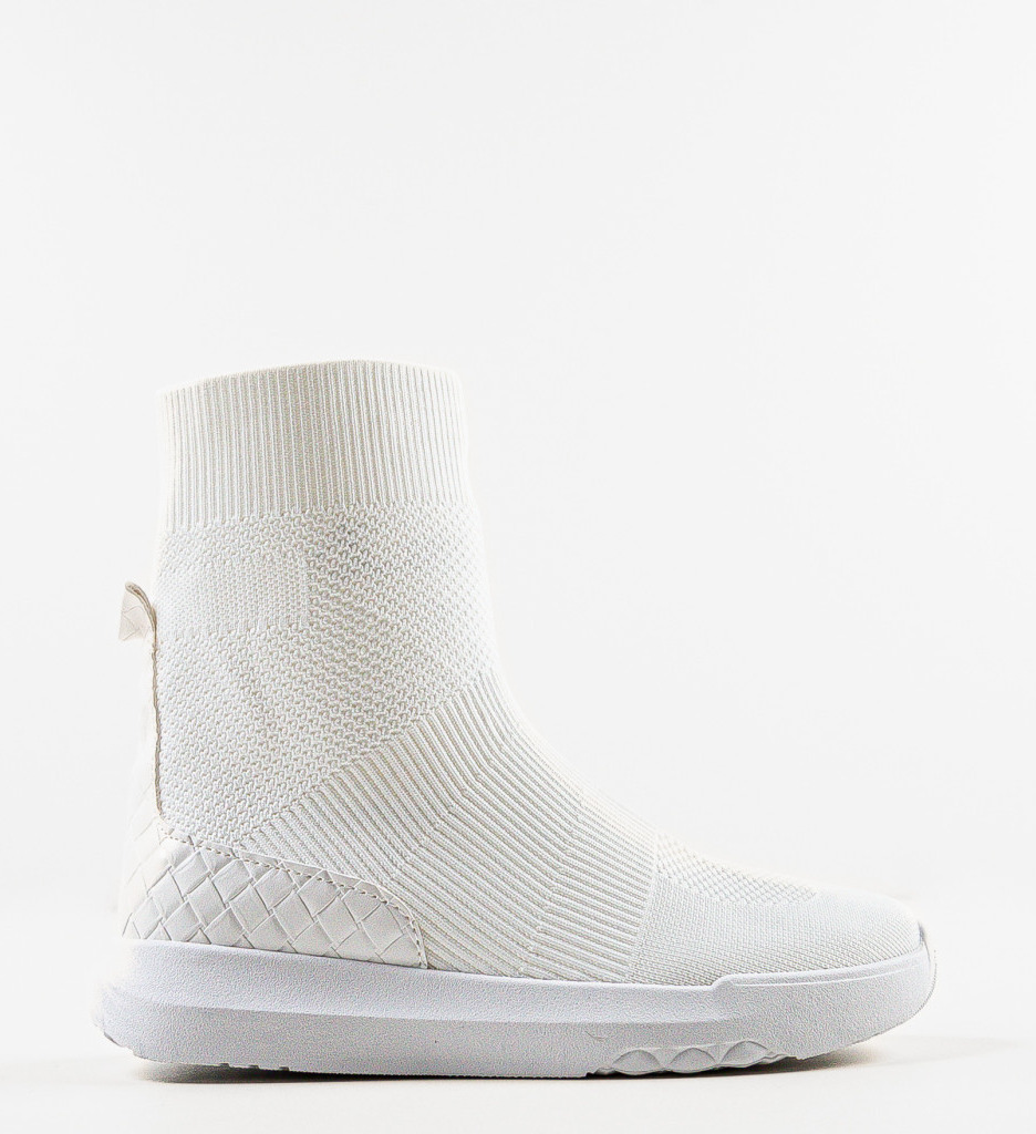 Sneakers Noor Dama Albi | Confort și Stil Modern - imagine 4