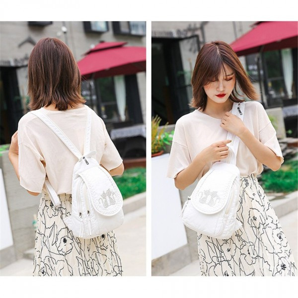 Rucsac Dama Alb Pfy GT451 - Elegant și Practic - imagine 2