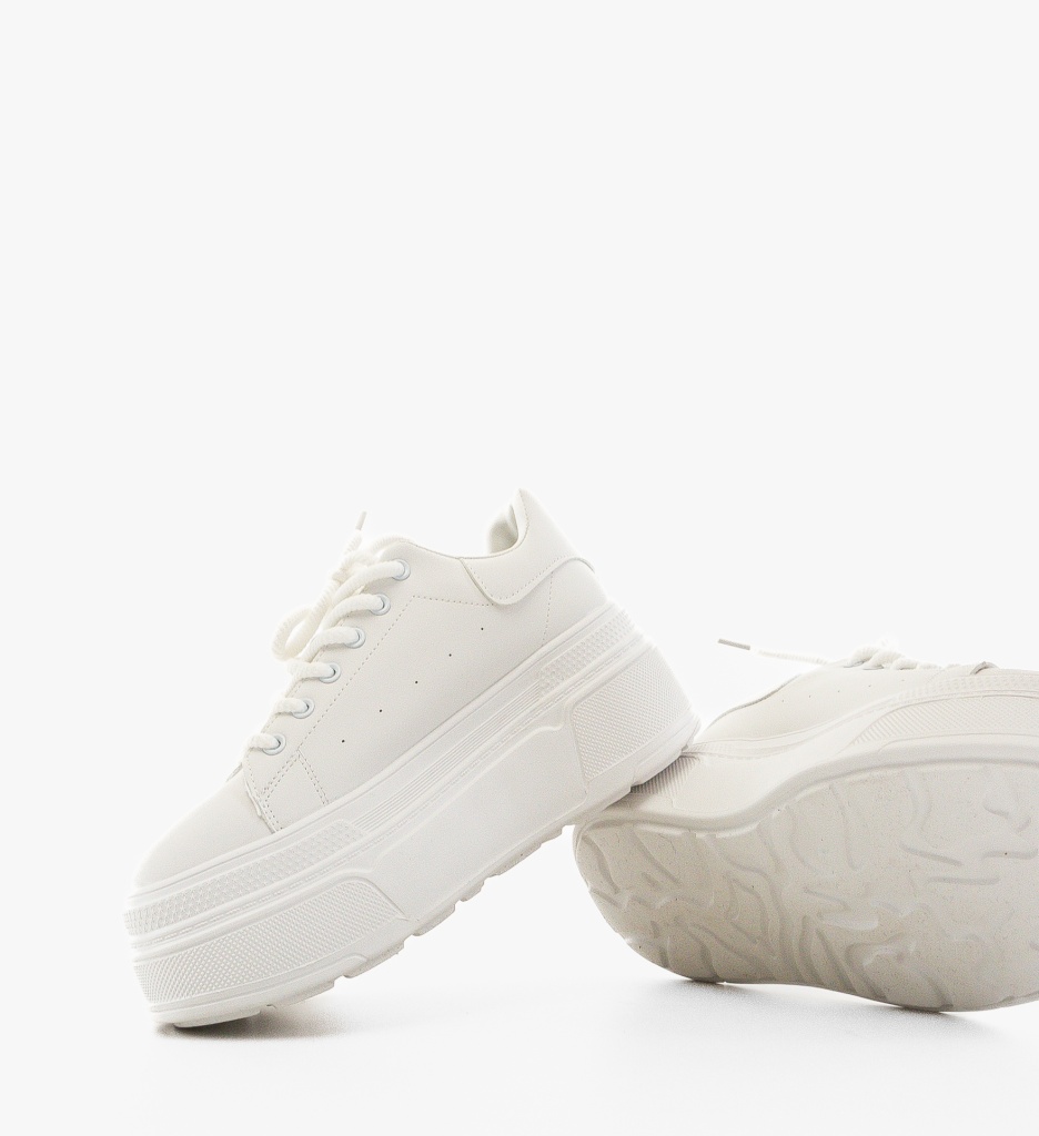 Sneakers Dama Vyha Albi - Confort și Stil Urban - imagine 8