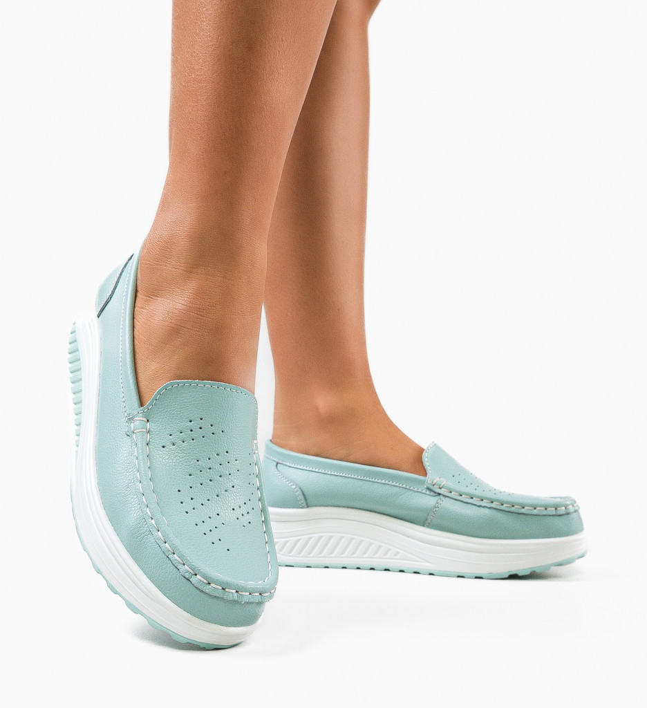 Pantofi Casual Turcoaz - Confort și Stil