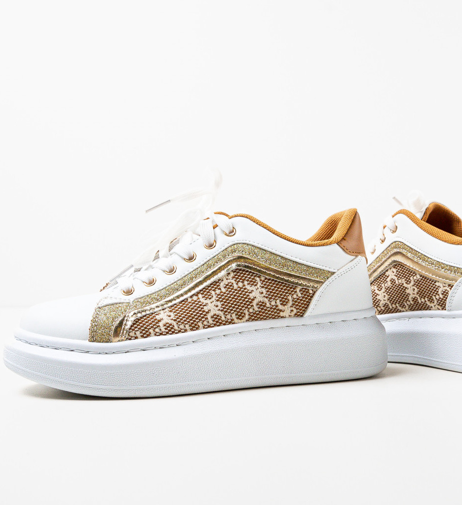 Sneakers Dama Puyt Albi | Confort și Stil - imagine 5