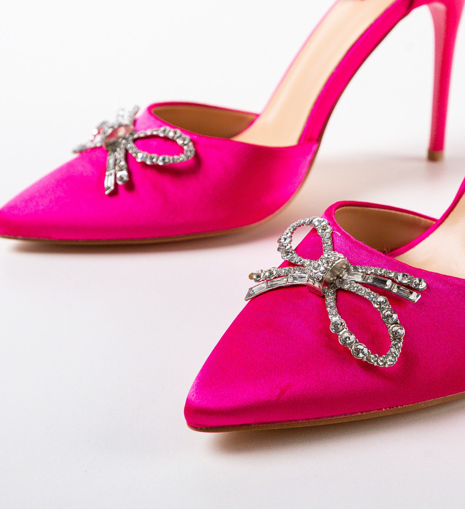 Pantofi Toc Suja Fuchsia - Eleganță și Stil - imagine 6