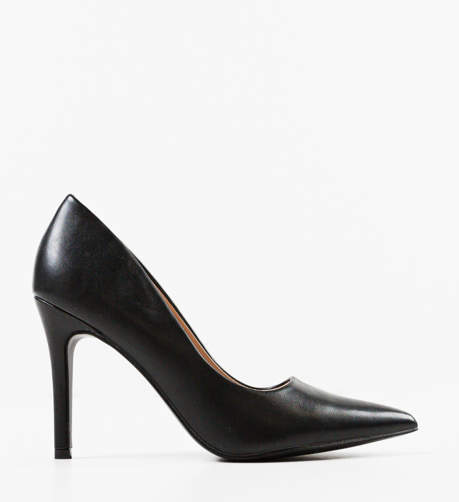 Pantofi Dama Howe Negri cu Toc Eleganți - imagine 5