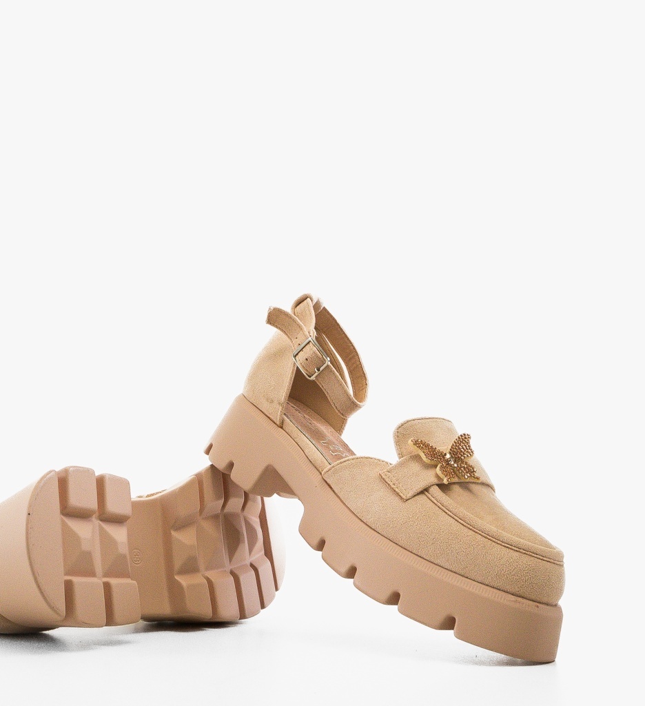 Pantofi Casual Polly Bej - Confort și Stil - imagine 3