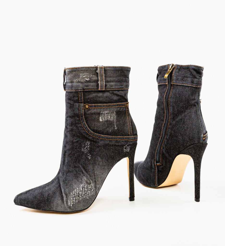 Botine Dama Byron Negre - Stil și Eleganță - imagine 8