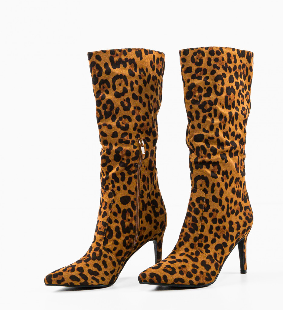 Cizme Dama Julian Animal Print | Stil Indraznet - imagine 5