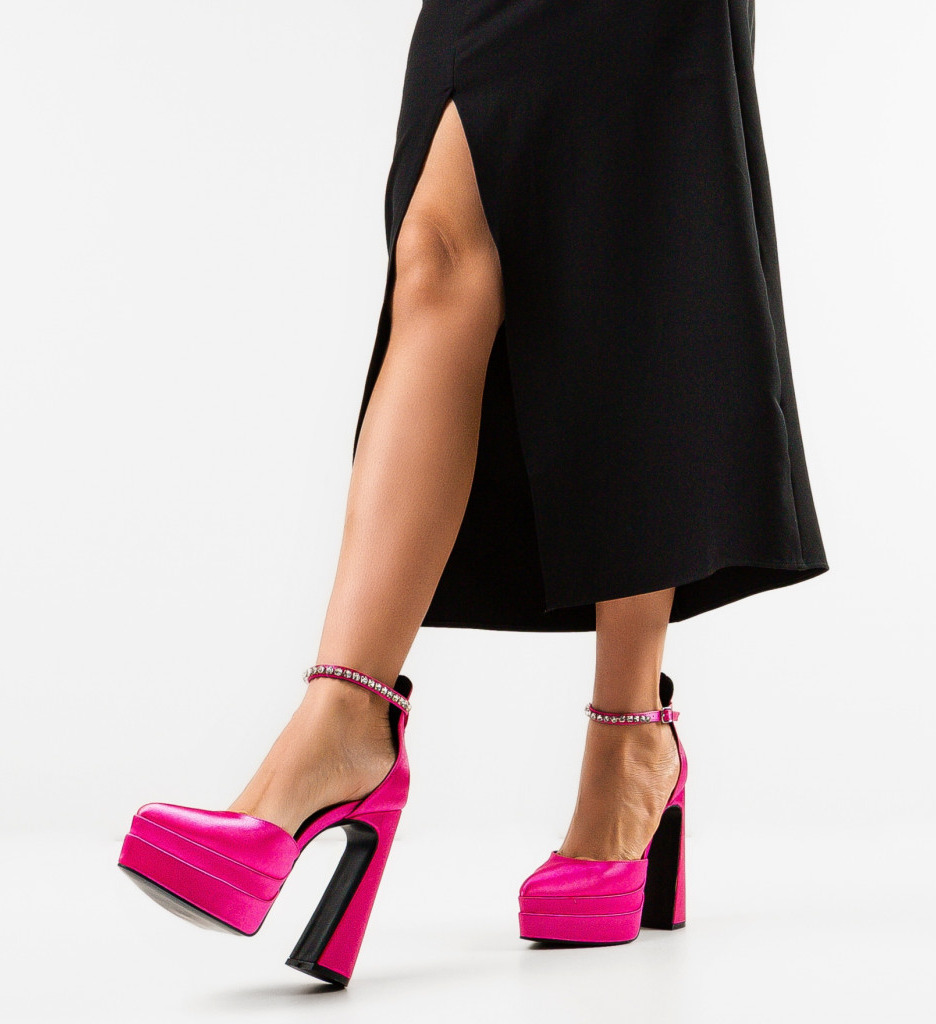 Pantofi Dama Baldwin Fuchsia - Eleganță și Stil - imagine 2