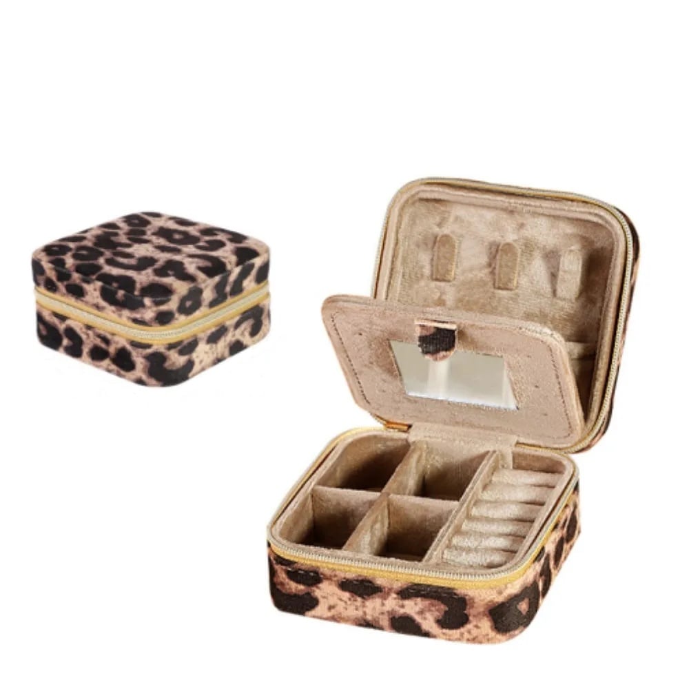 Cutie bijuterii Animal Print | Organizator Elegant