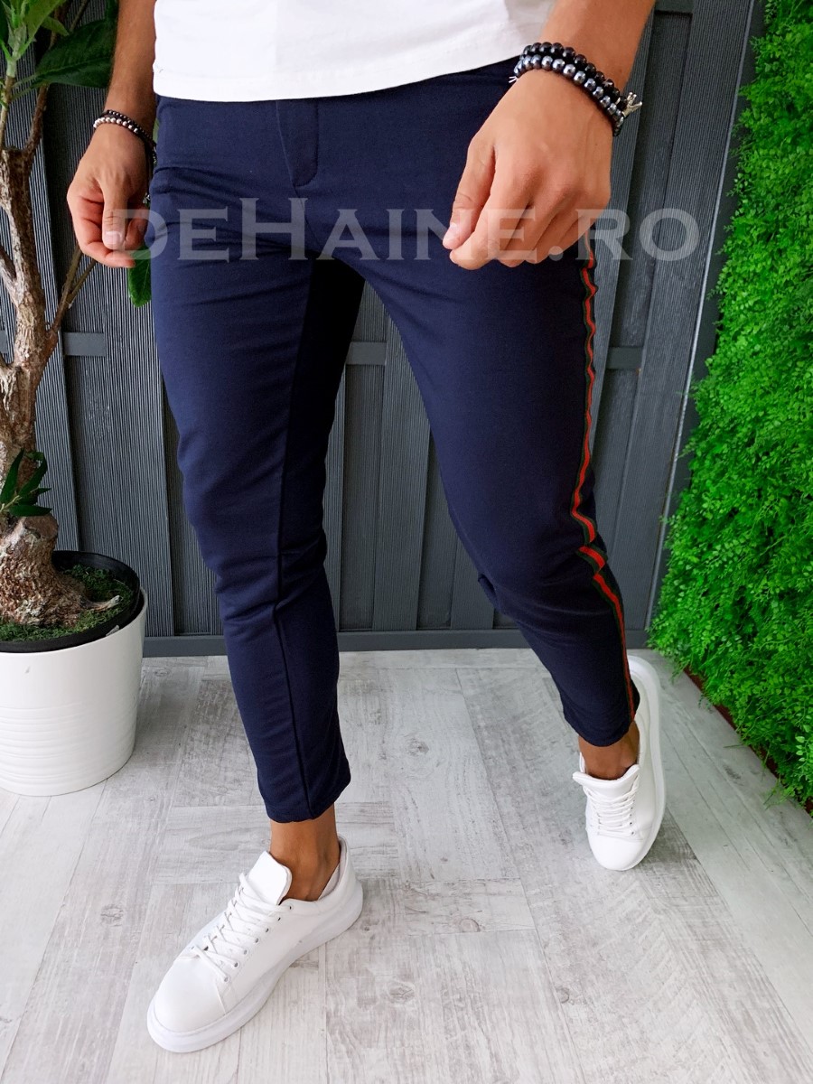 Pantaloni Trening Conici Bleumarin