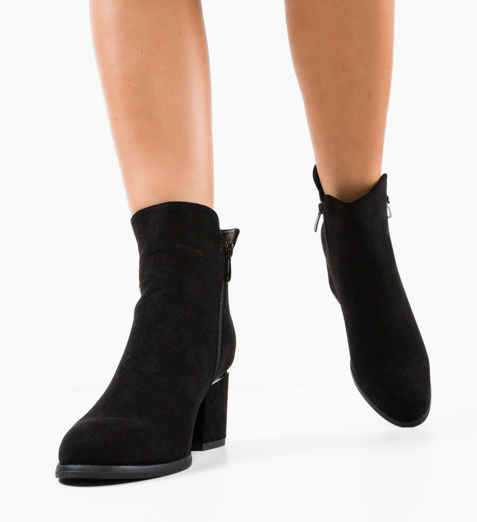 Botine Reuben Negre - Eleganță și Confort - imagine 2