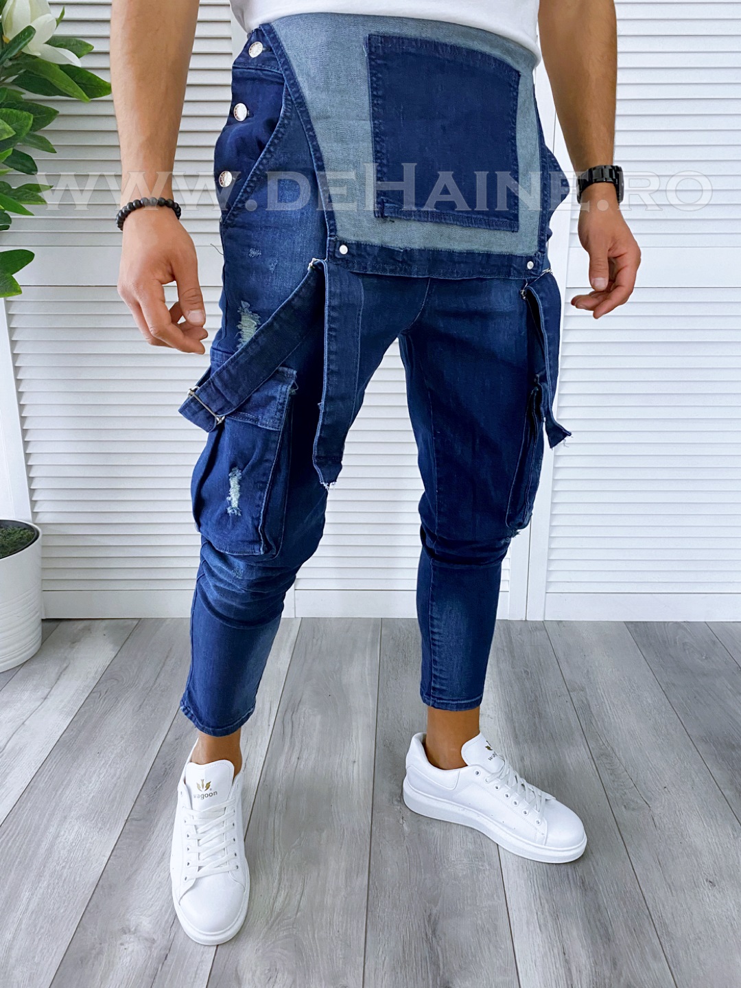 Salopeta Blugi Barbati | Stil și Confort - imagine 1