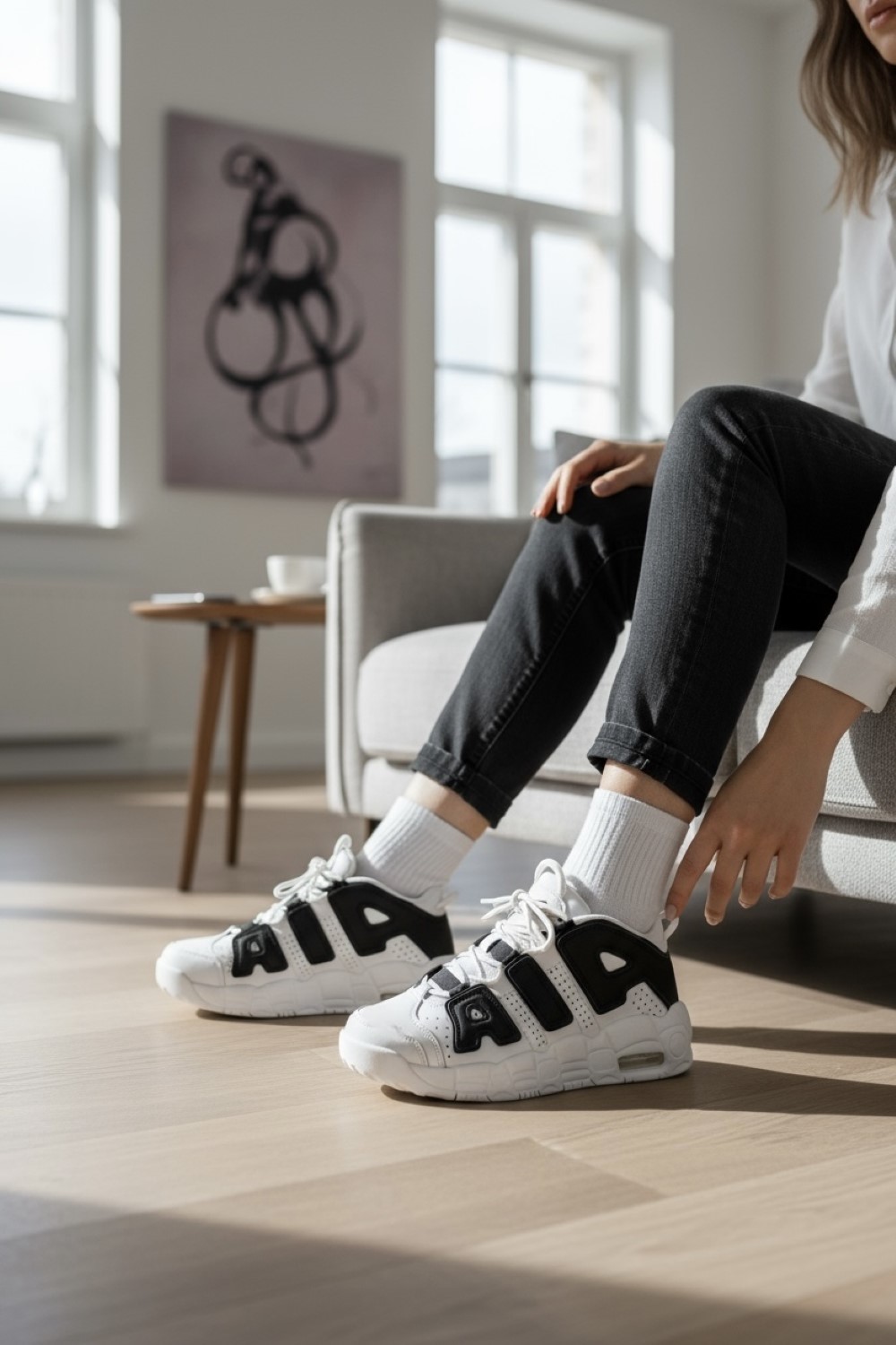Adidași Dama Albi AIR60 - Comod și Casual
