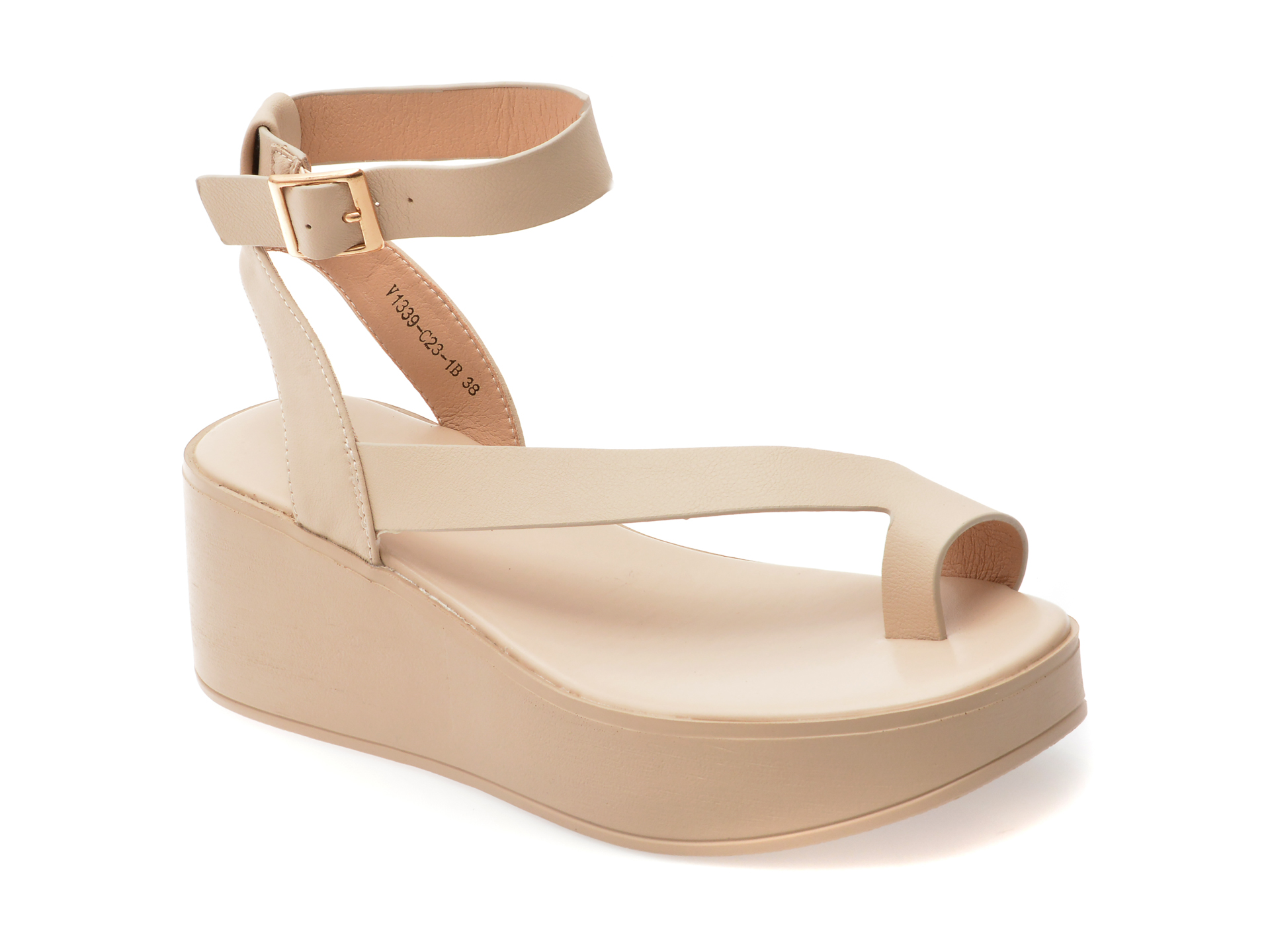 Sandale Gryxx Nude din Piele Naturală