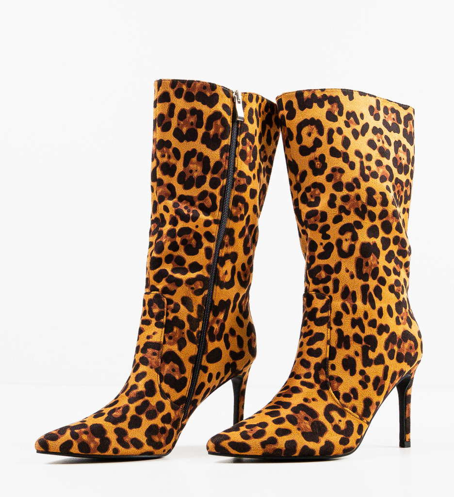 Cizme Dama Kiefer Animal Print | Stil și Eleganță - imagine 5