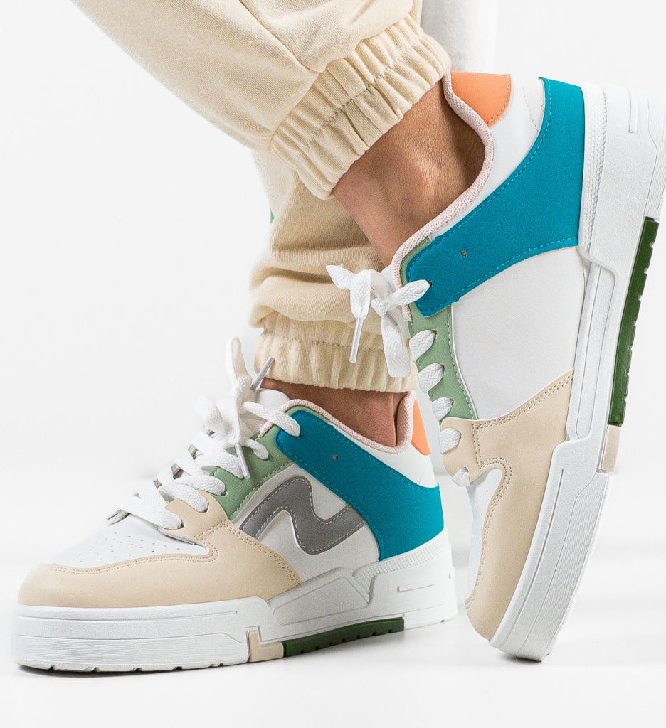 Sneakers Dama Kobi Albastri - Confort Sport - imagine 2