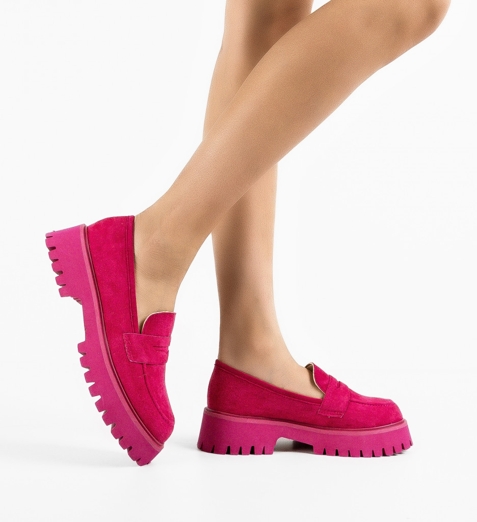 Pantofi Casual Stein Fuchsia - Confort și Stil - imagine 2