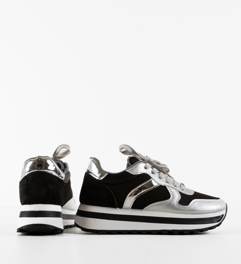 Pantofi Sport Agnes Argintii - Confort și Stil - imagine 9