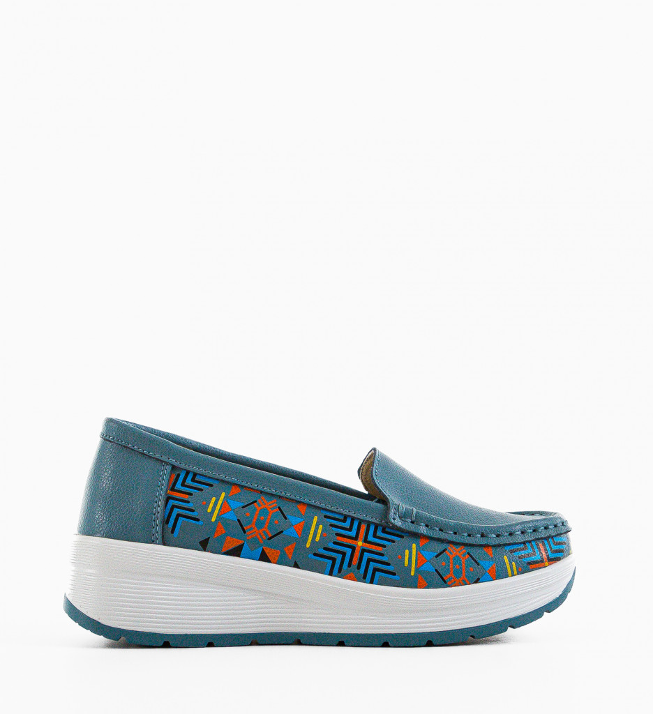 Pantofi Casual Albastri - Stil și Confort - imagine 4