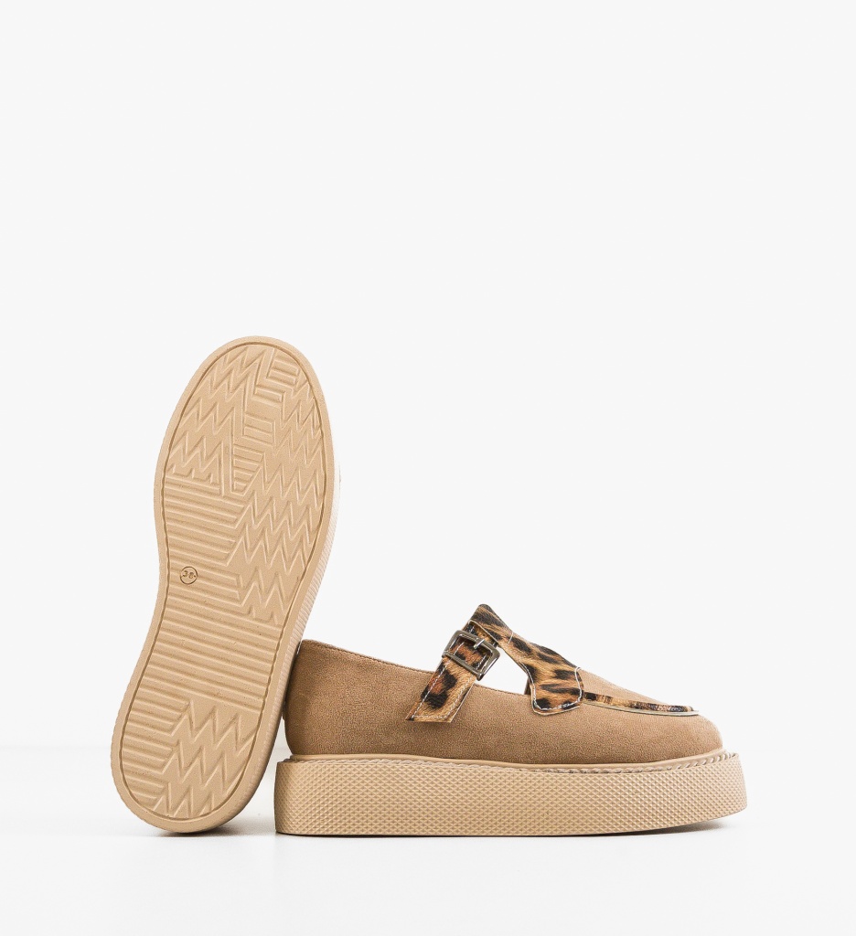 Pantofi Casual Teylar Bej - Confort și Stil - imagine 4