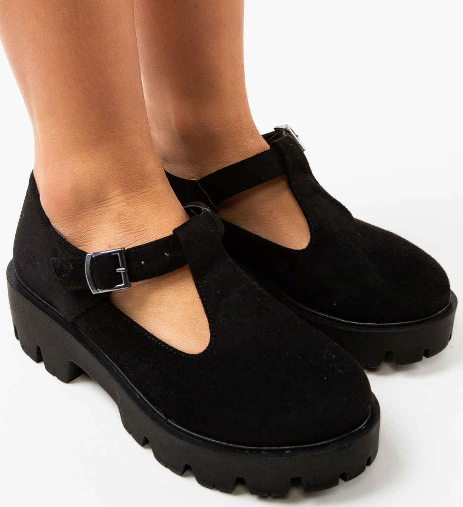 Pantofi Casual Lybon Negri - Confort și Stil - imagine 2