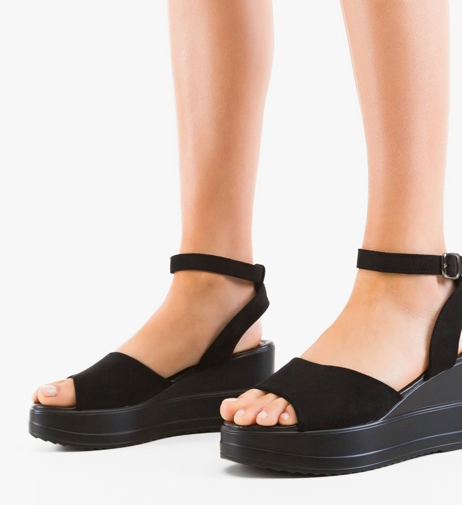 Sandale Dama Soraca Negre | Eleganță și Confort - imagine 5