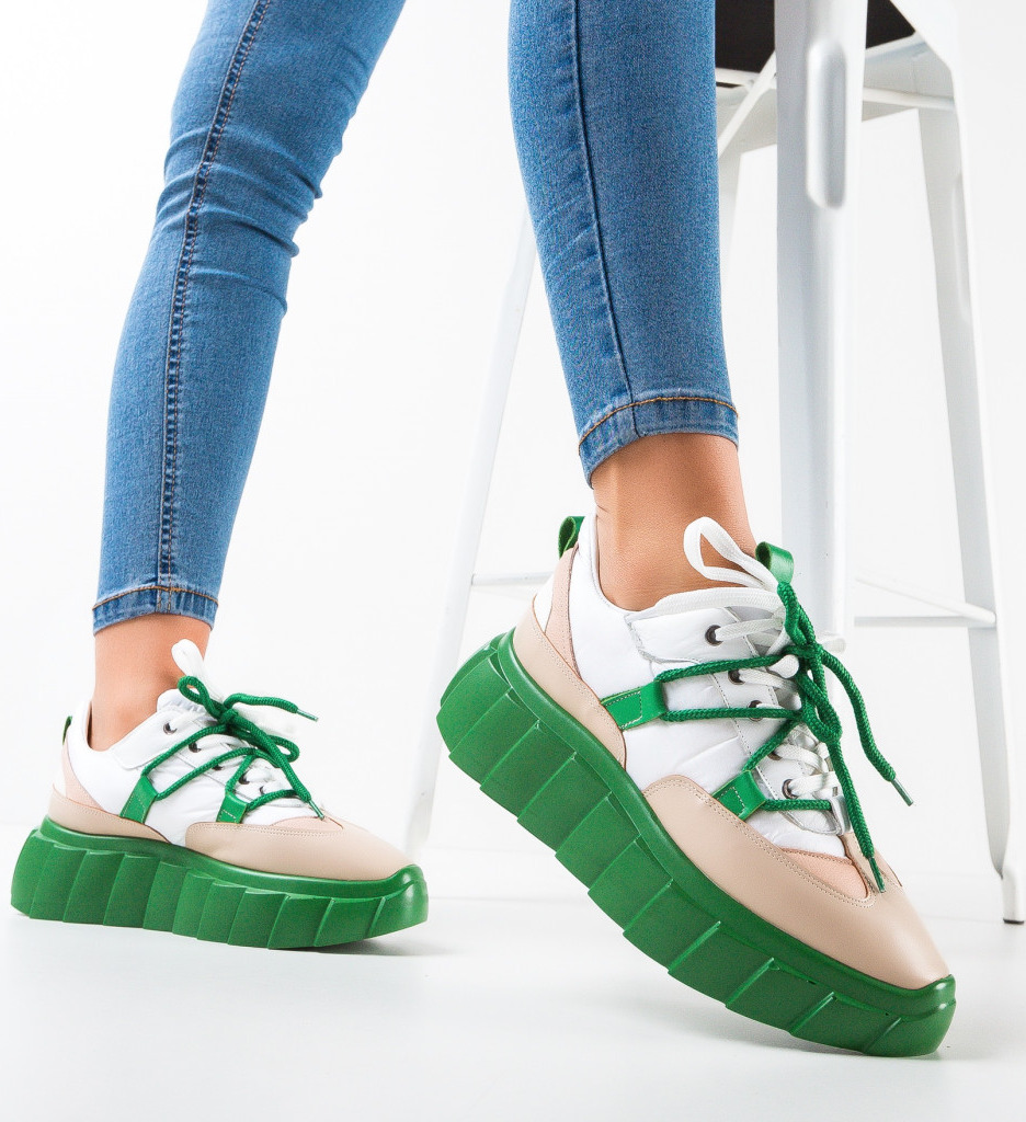 Adidași Dama Topy Bej | Confort Superior - imagine 3