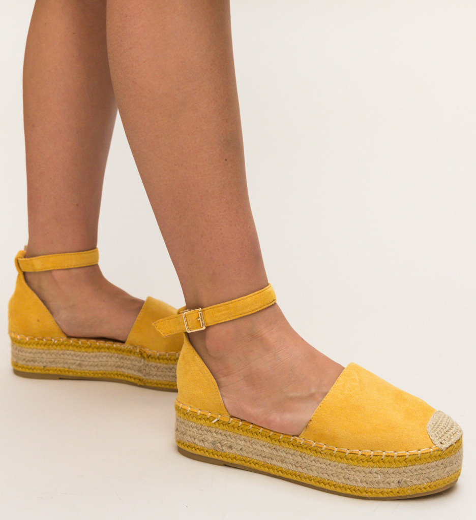 Espadrile Efan Galbene - Confort și Stil - imagine 3