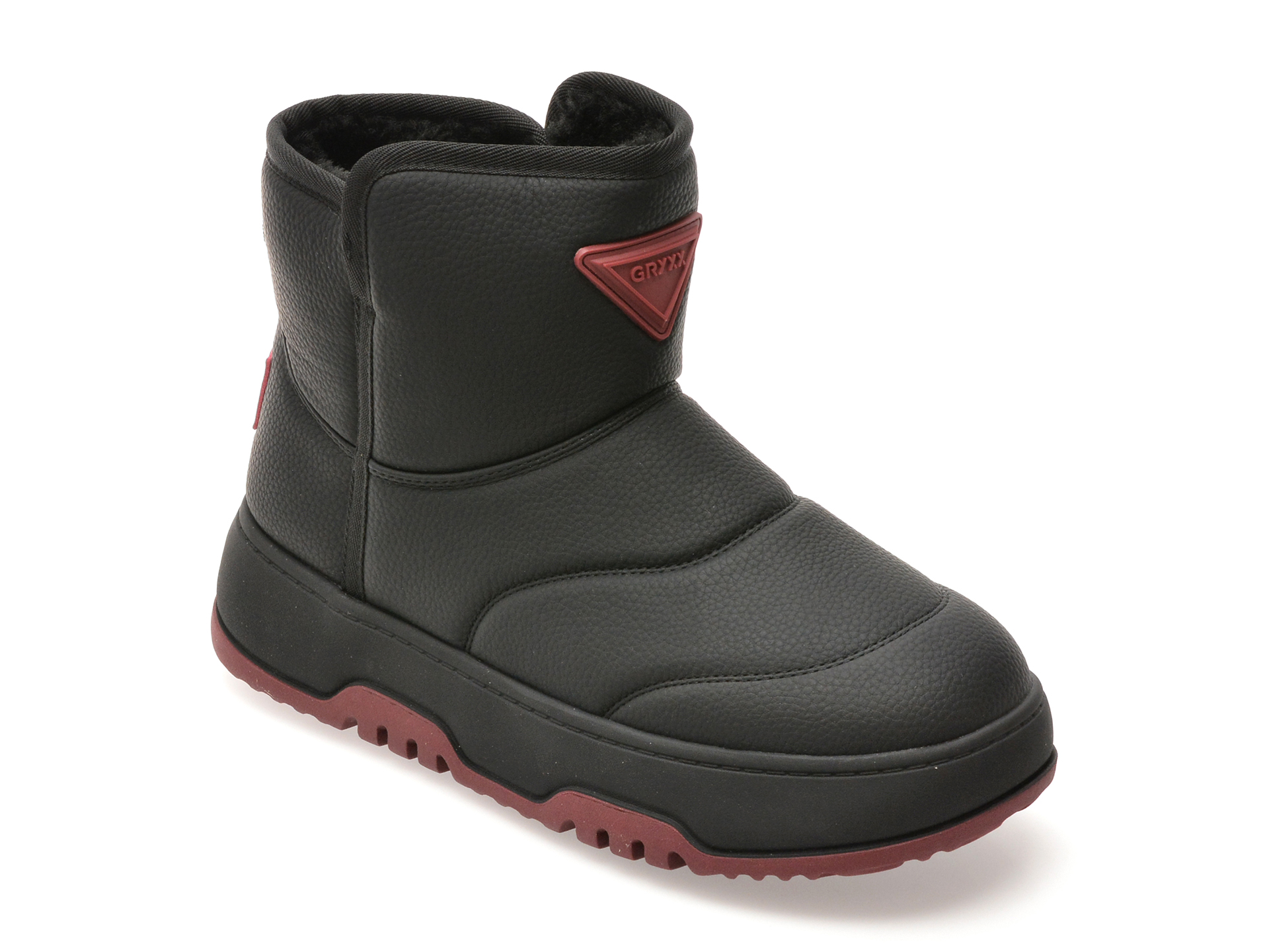 Ghete Dama Gryxx Negre Confort Slip-on