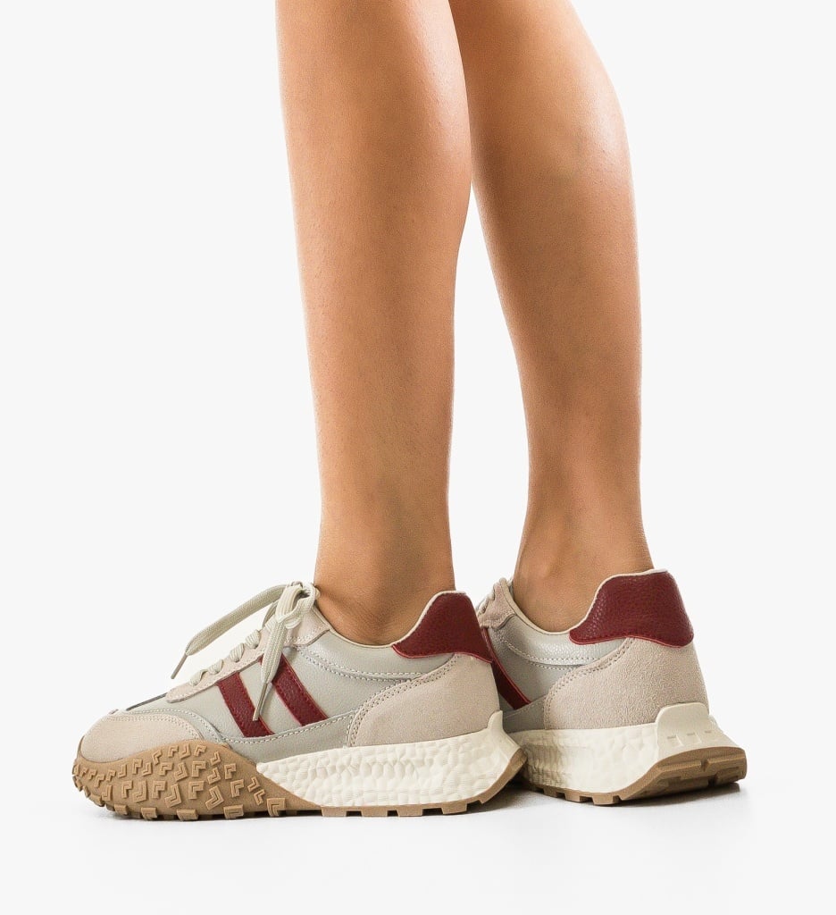 Sneakers Forale Gri - Confort și Stil Sport - imagine 7