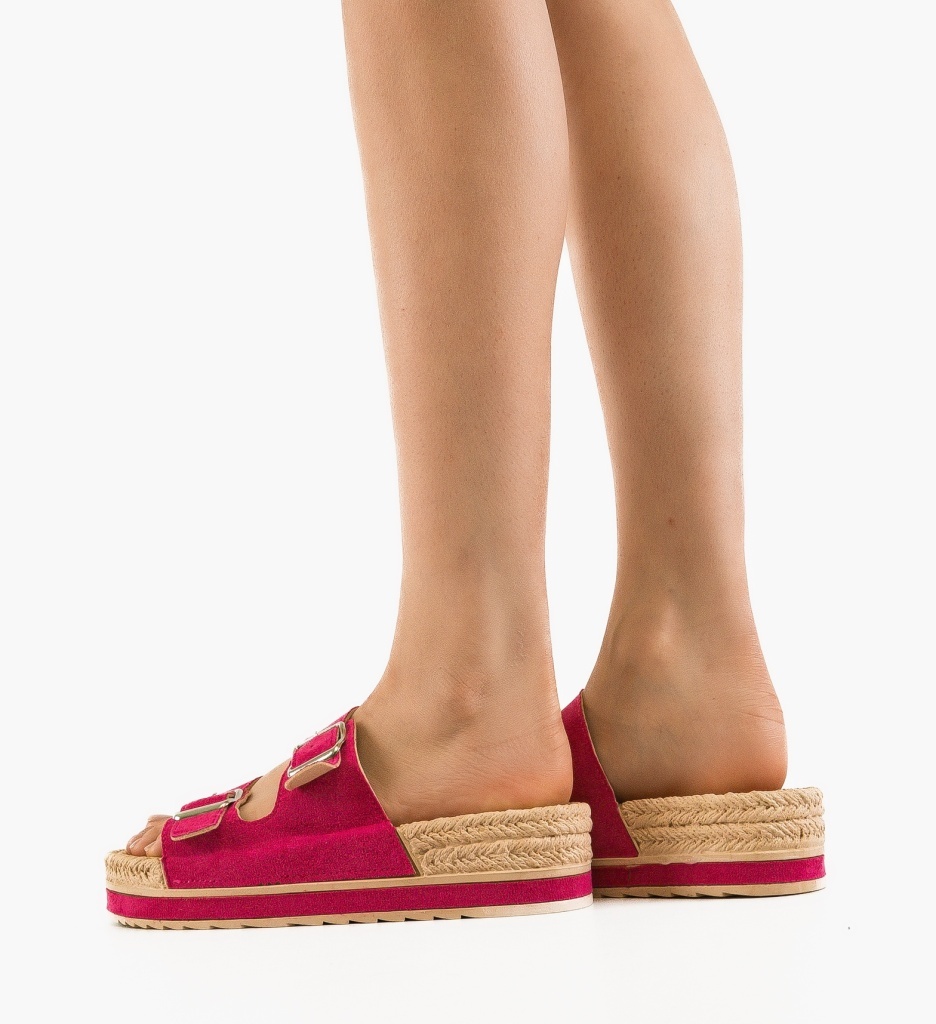 Sandale Dama Roshun Fuchsia | Confort Vară - imagine 2