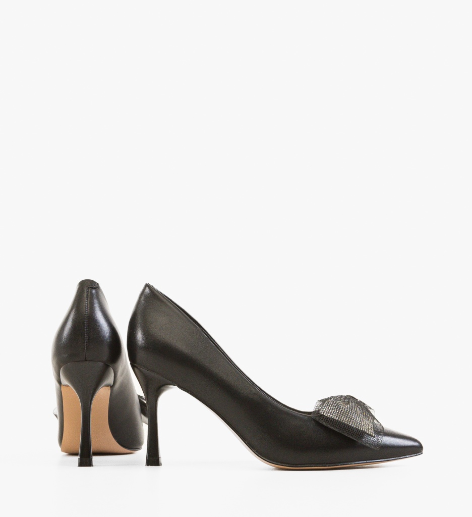 Pantofi cu Toc Bylay Negri - Eleganță - imagine 4