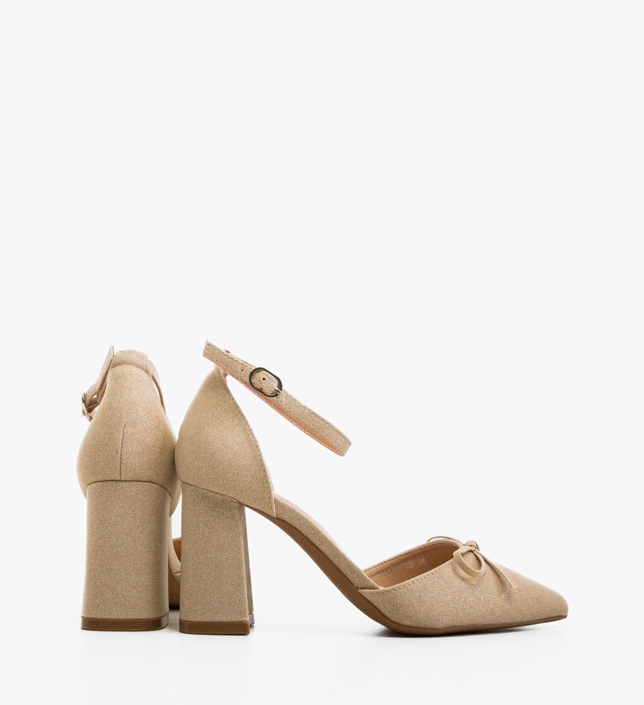Pantofi dama Pierce Aurii | Eleganță și Stil - imagine 2