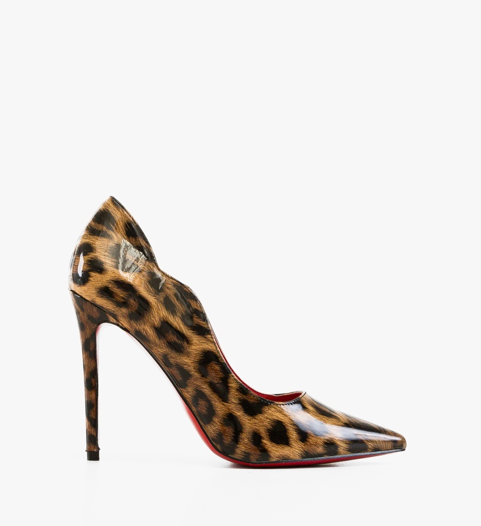 Pantofi Dama Neony Print Eleganți - imagine 6
