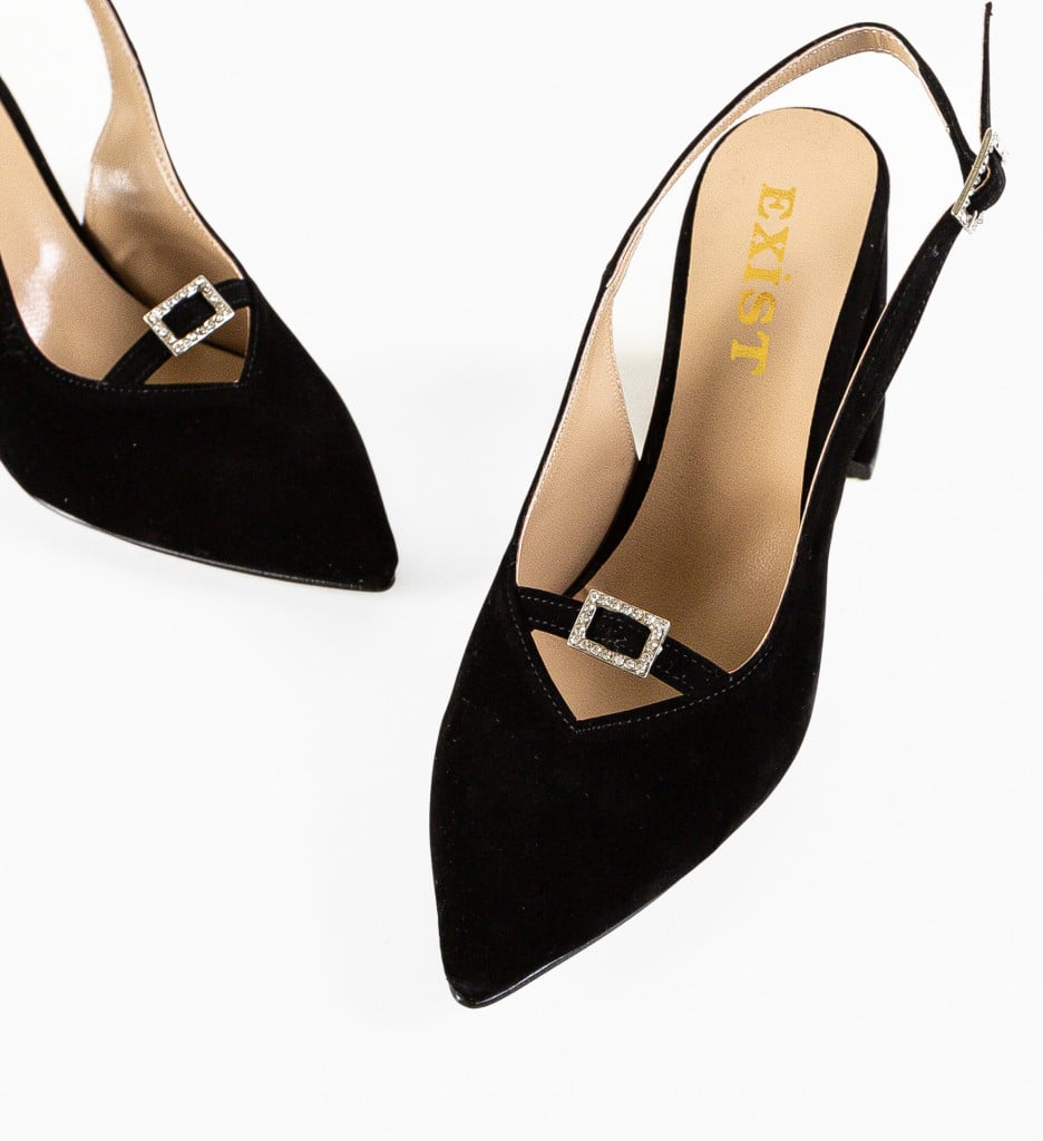 Pantofi cu toc Rich Negri 2 - Eleganță și Stil - imagine 10