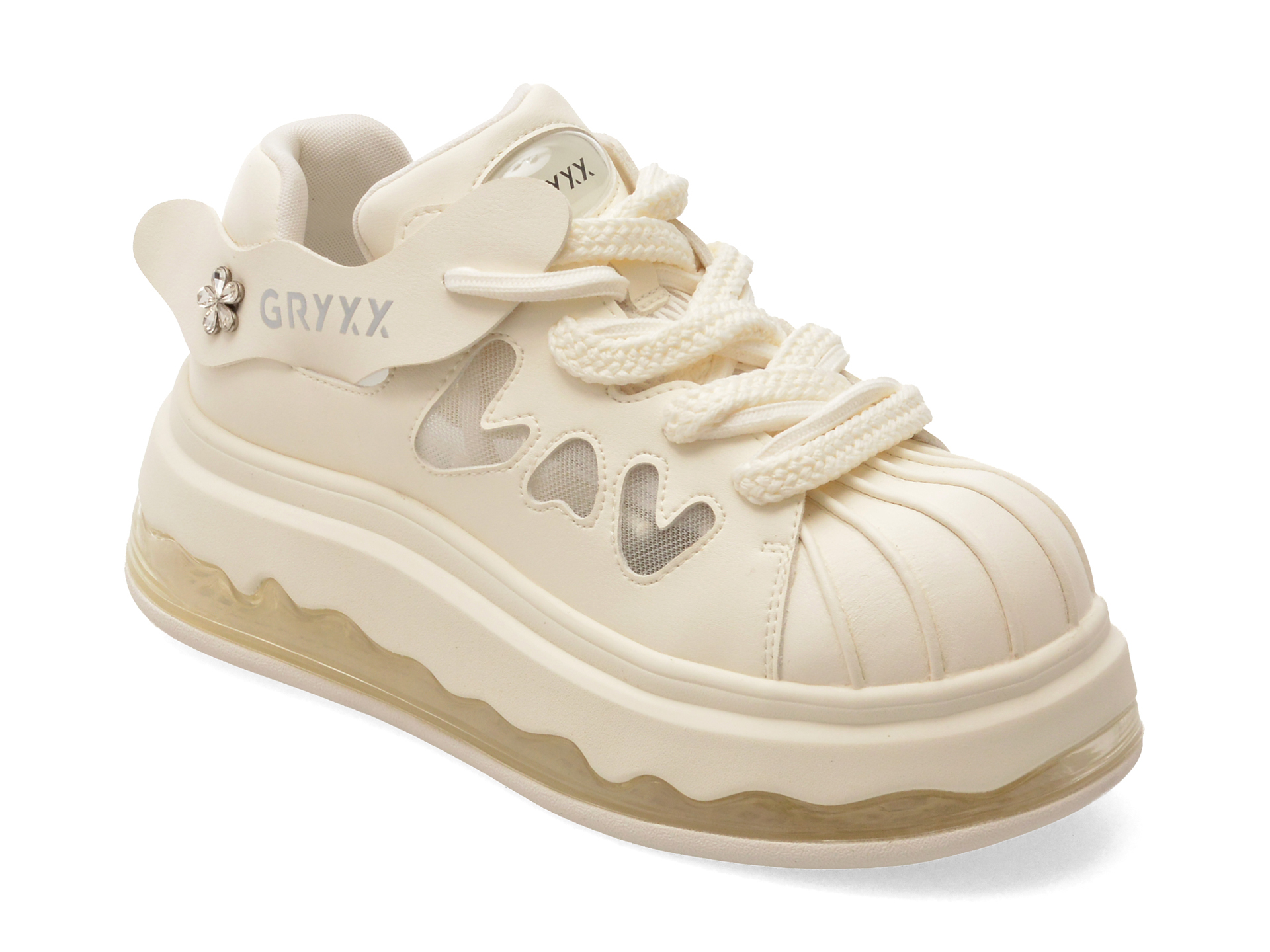 Pantofi Sport GRYXX Albi din Piele Naturală