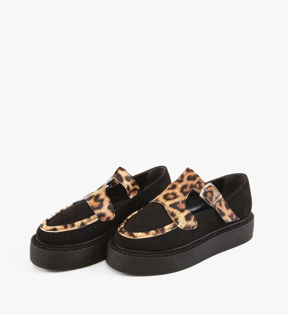 Pantofi Casual Teylar Negri | Confort & Stil - imagine 6