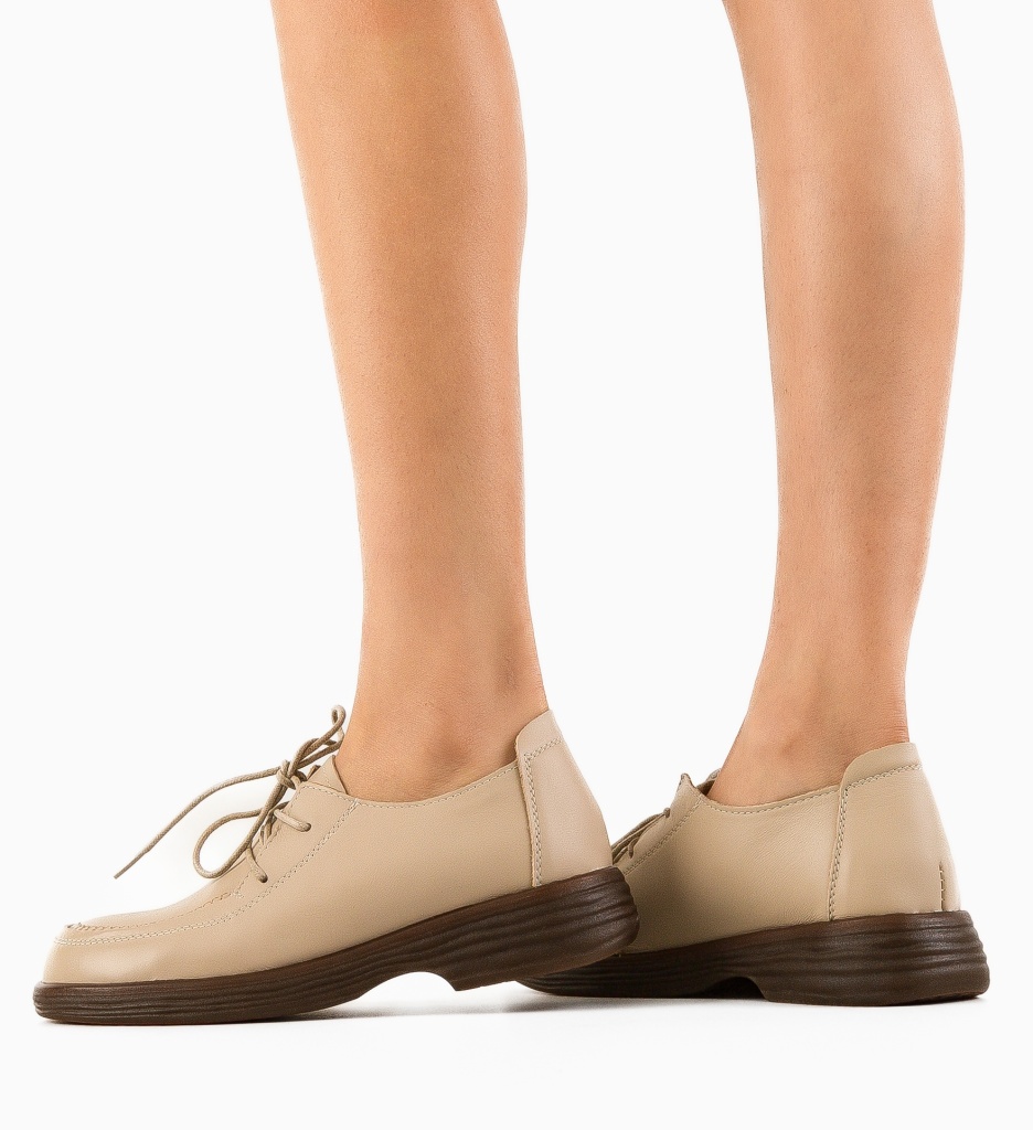 Pantofi Casual Vlobe Bej - Confort & Stil