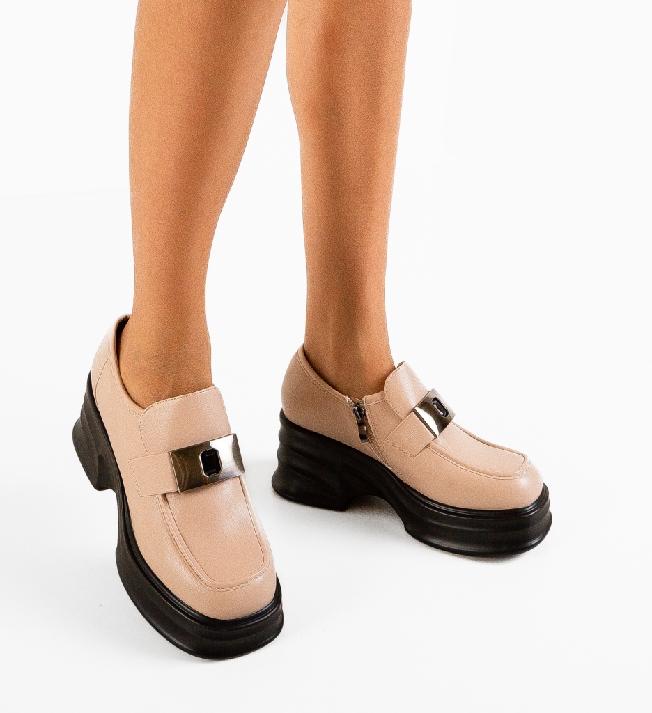 Pantofi Casual Natheo Bej | Eleganta Confort